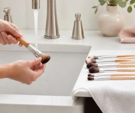 Makeup Brush Cleaning: Wash, Dry, Store, and Replace