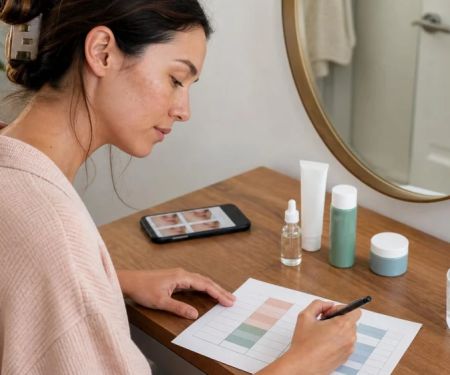 Skin Care Routine Log: Track Products and Reactions