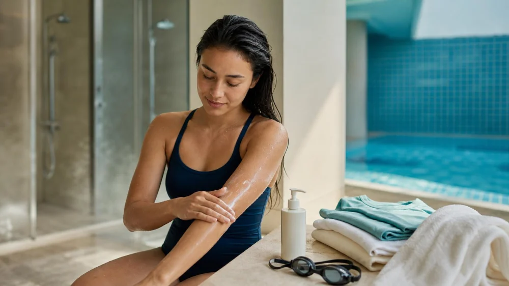 Skin Care After Swimming: Rinse, Dry, and Moisturize