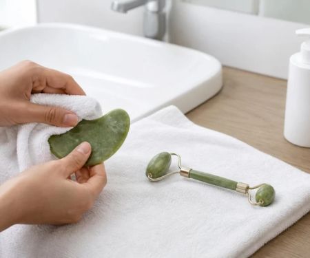 Facial Tool Hygiene: Clean Rollers and Gua Sha Safely