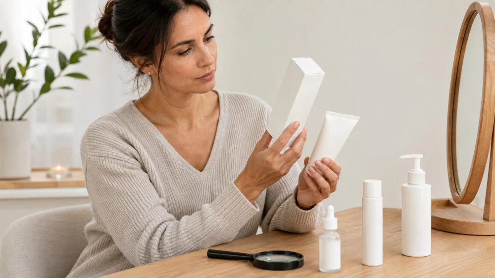Skin Care Product Labels: Read Ingredients and Warnings