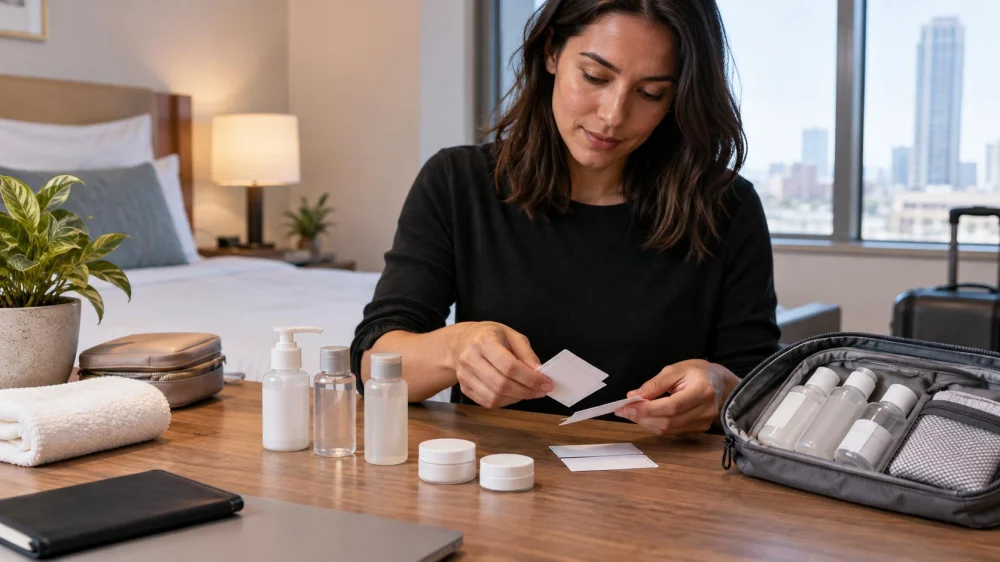 Skin Care Travel Bottles: Labels, Hygiene, and Storage