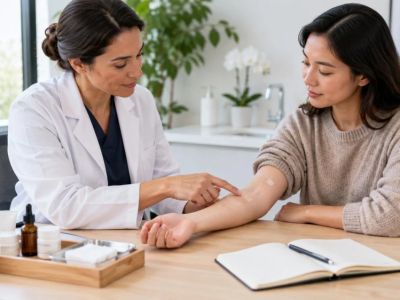 Patch Testing Skin Care: Product, Area, and Reaction Log