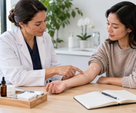 Patch Testing Skin Care: Product, Area, and Reaction Log