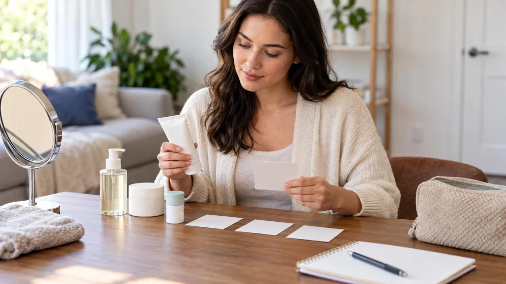 Facial Cleanser Patch Check: Product, Area, and Response